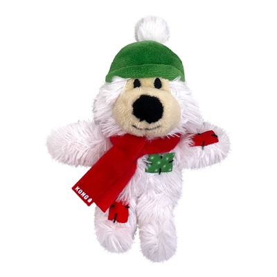 KONG Holiday Softies Julebamse til Katten HVID